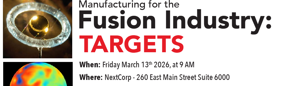 Manufacturing Workshop for Fusion Industry: Targets