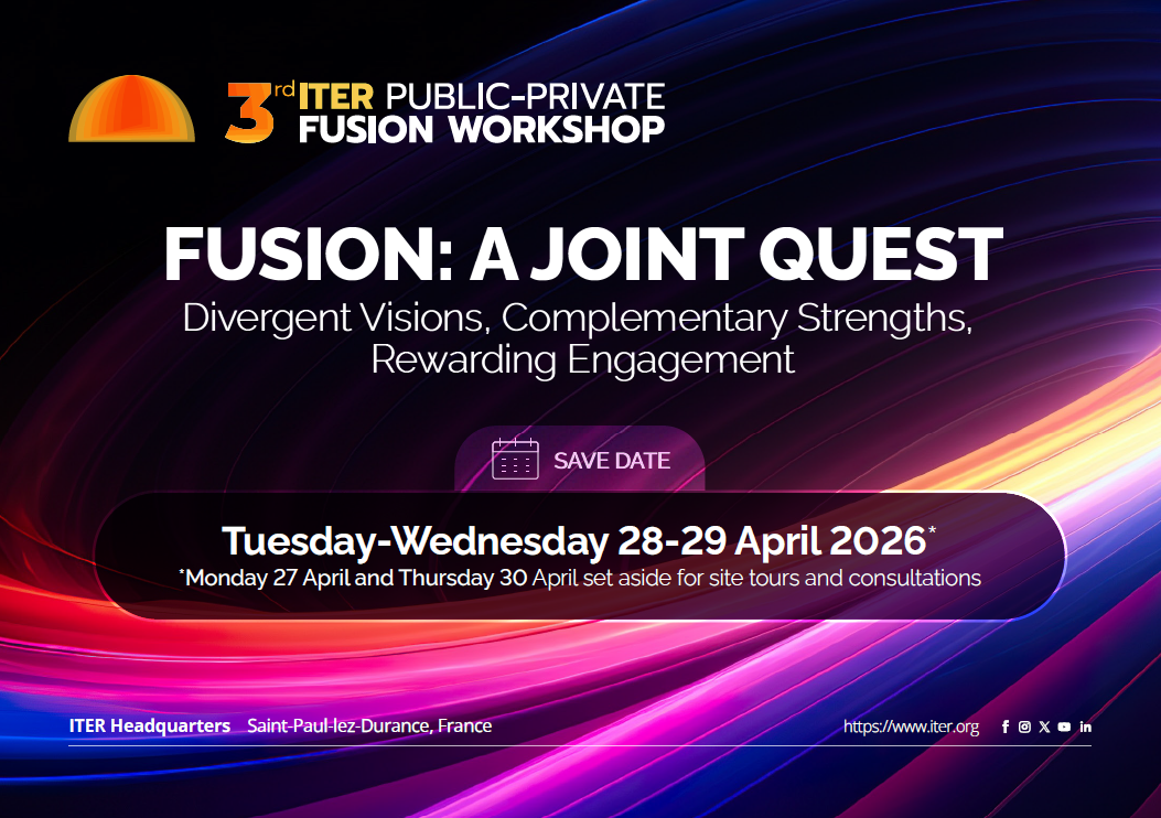3rd ITER Public-Private Workshop