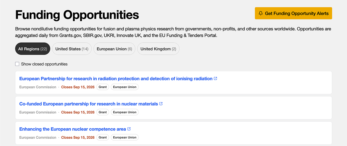 Funding opportunity image