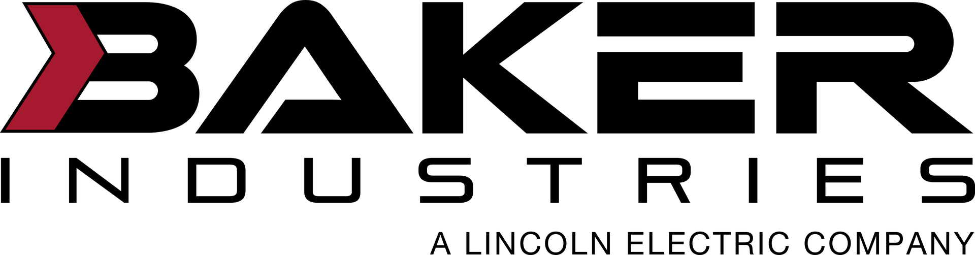 Baker Industries, a Lincoln Electric Company logo